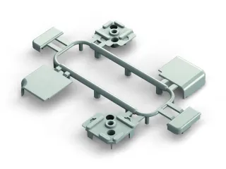 Confezione accessori in plastica