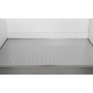 930/G - Côtés meuble épaisseur 18 mm.
Protection plate en matériau thermoplastique.
Partie postérieure pouvant se remplir, garnitures latérales et profondeur max de 580 mm. 
