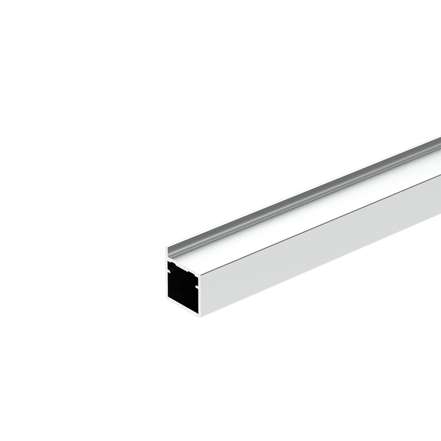 Profilé de porte pour verre collé.