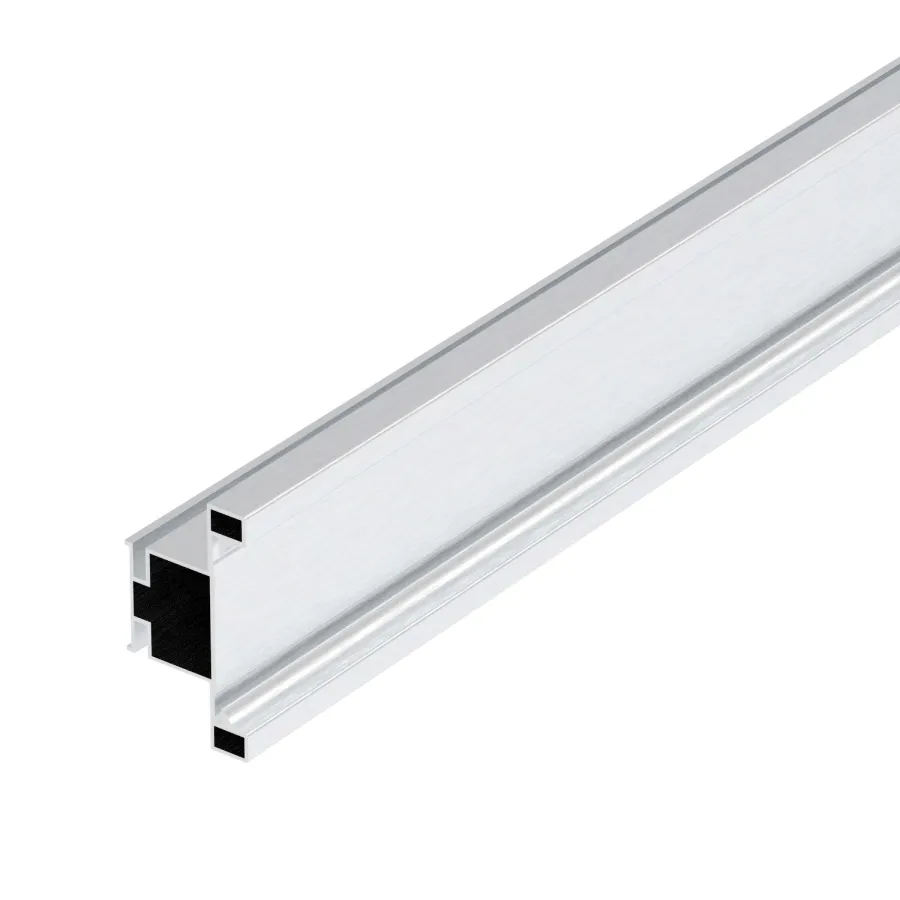 8102 - Profilo gola verticale intermedia pannellabile per fianchi 18 mm