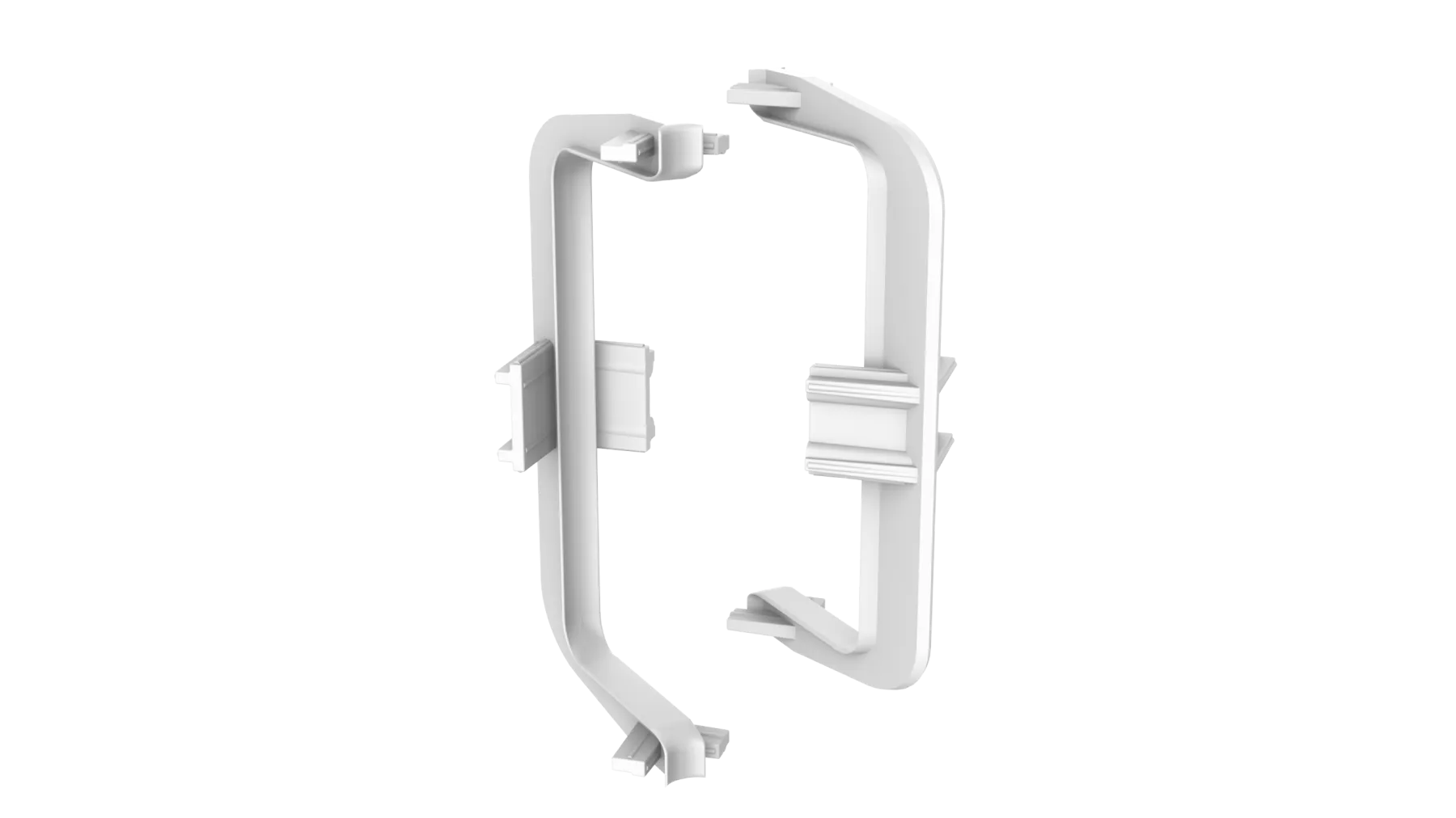 Set angolo interno/esterno 45° in plastica 