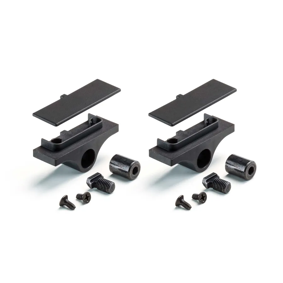 Glass shelf fastening kit th. Min. 6 mm - th. Max. 8 mm