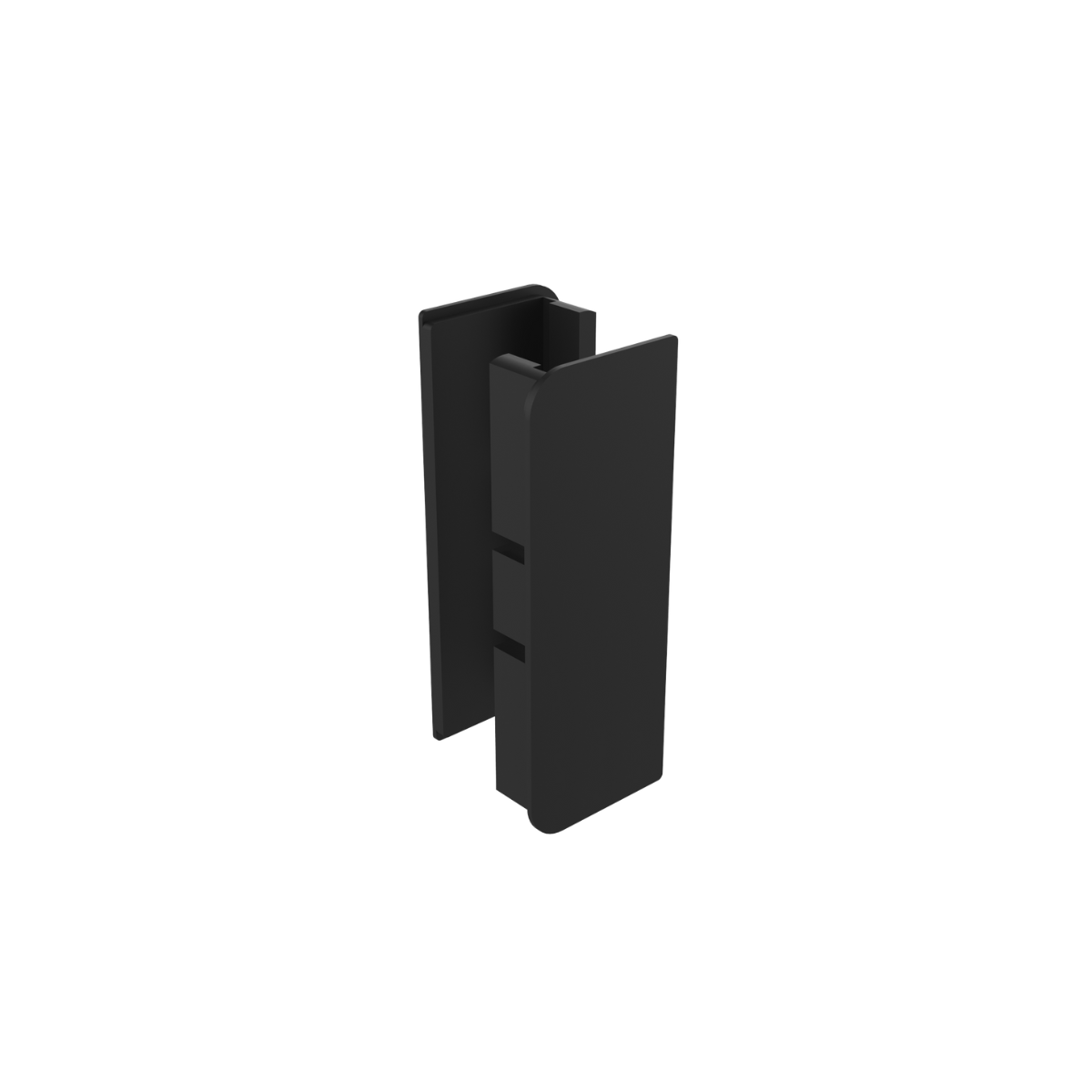 Äußeres Universal-Abschlussteil. Aluminium. Abdeckung Vertiefung 1 mm.