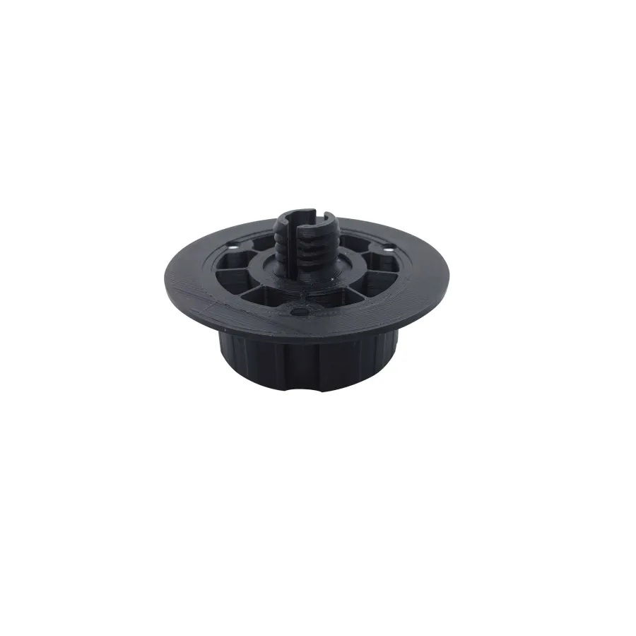 RB84 - Runder lösbarer höhenverstellbarer Sockel Abstand 30 mm.