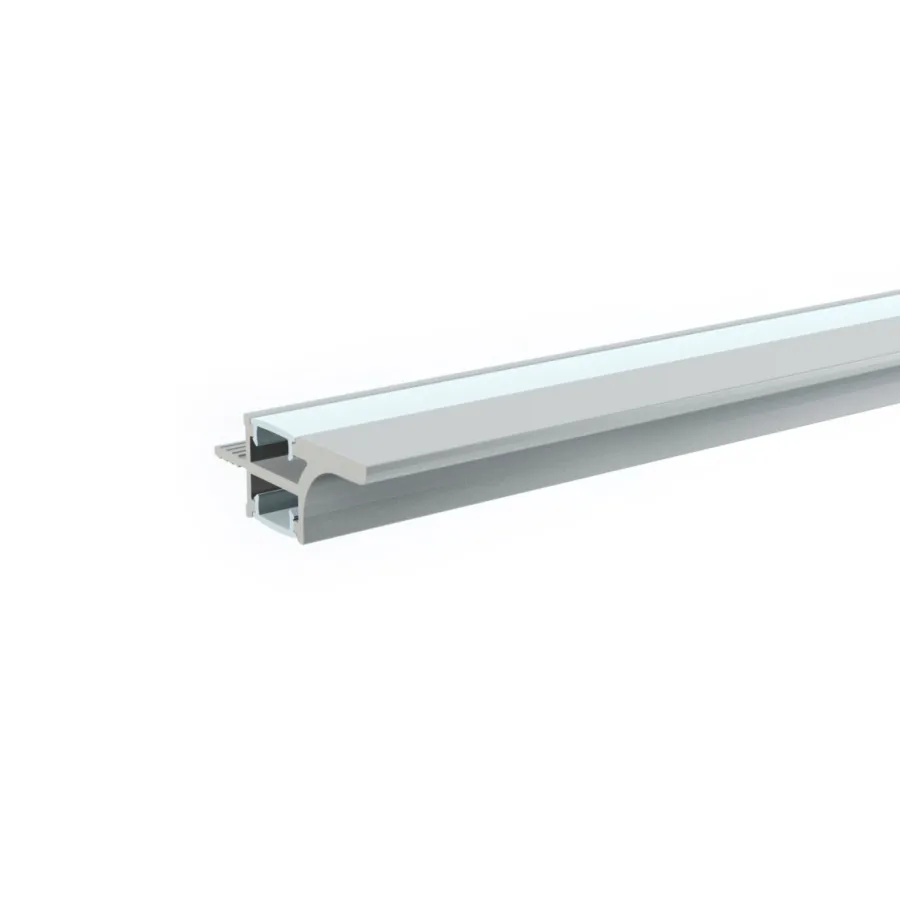 R1730L2 - Profilo gola pensile per doppia illuminazione a Led
