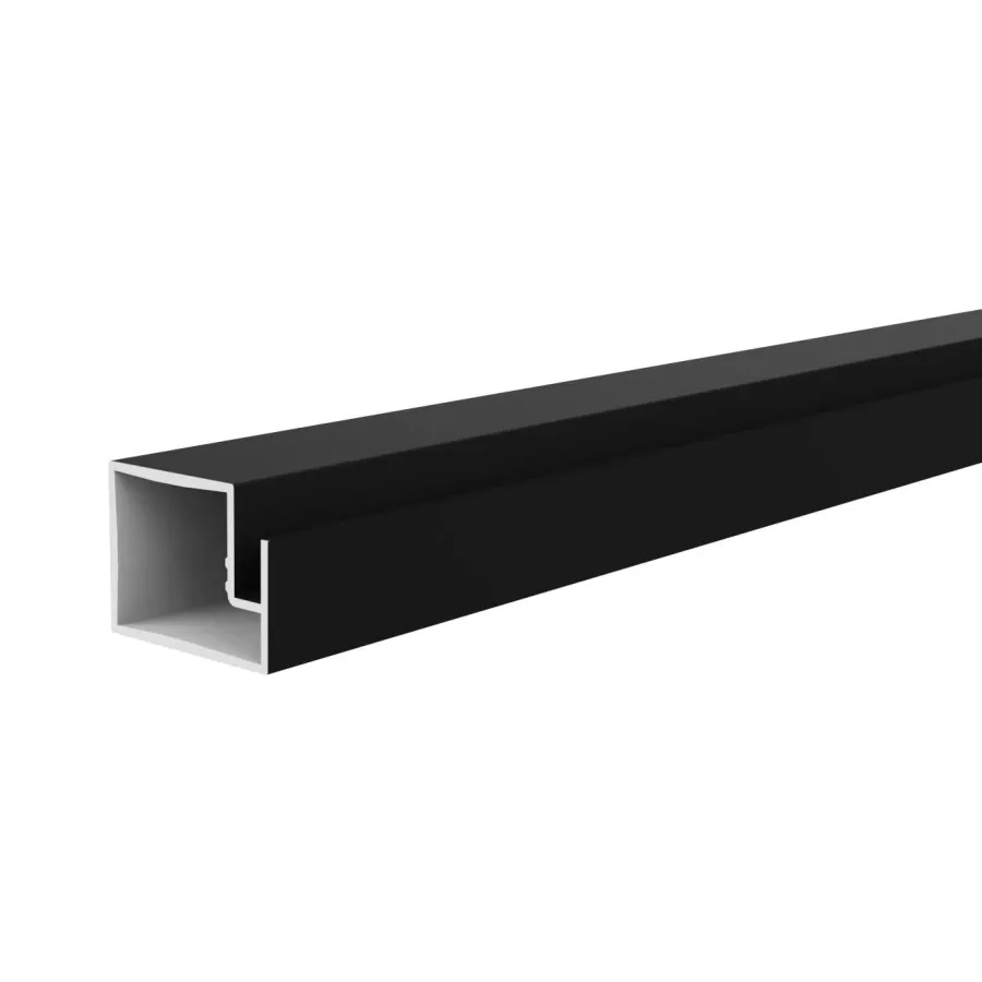 R6632 - Traversenprofil für dickes Glas 4 und 6 mm und für Holz 19 mm.