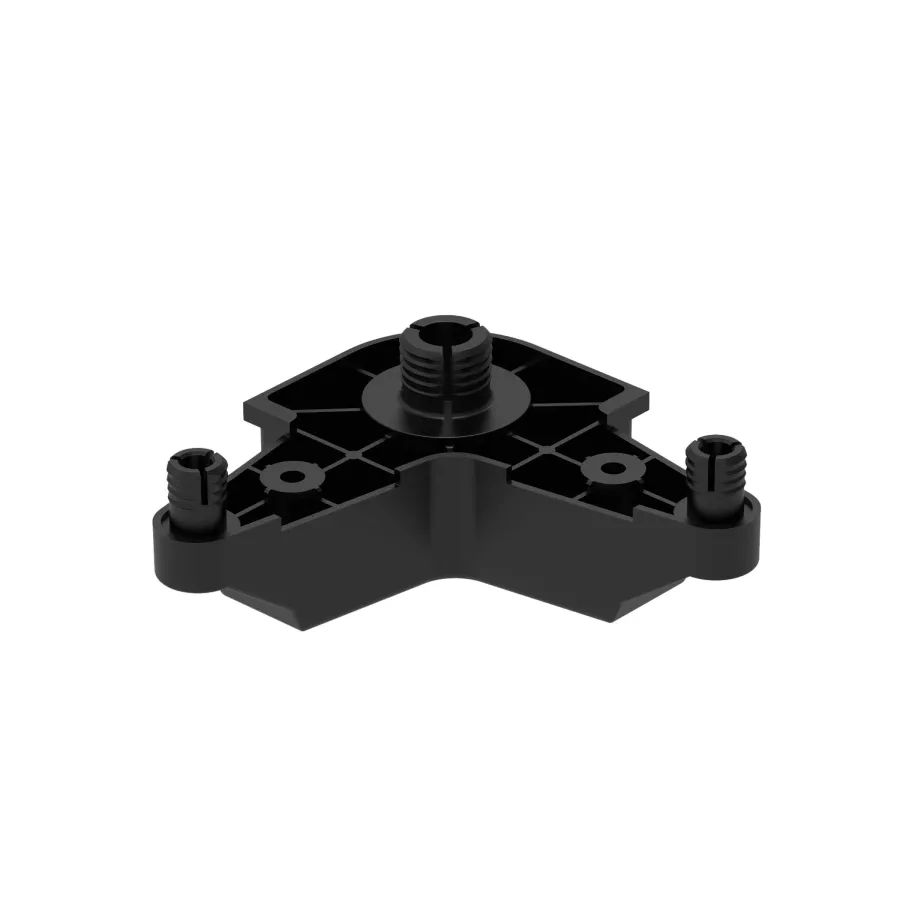 RBA85-01 - Base triangulaire à expansion Ø 16 mm, écartement 30 mm.